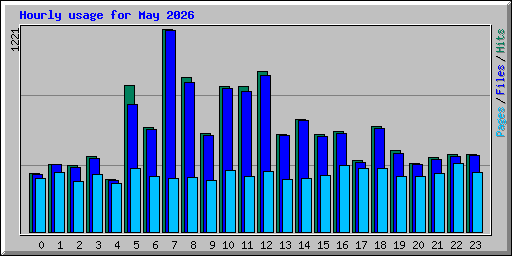 Hourly usage for May 2026